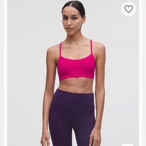 Lululemon Flow Y Bra Nulu Light Support women’s size 10
